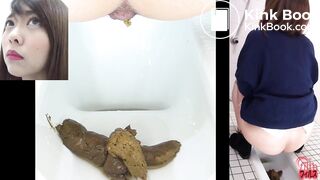 Japanese sexy ass girl take a poop