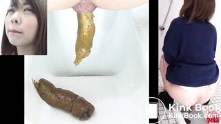 Japanese sexy ass girl take a poop
