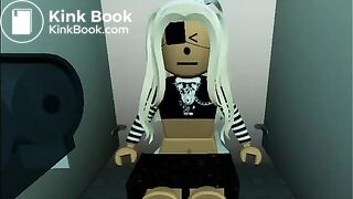 A very gassy Roblox girl farting and pooping
