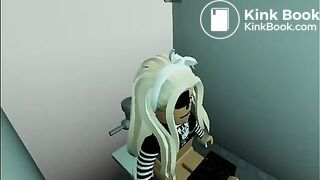 A very gassy Roblox girl farting and pooping