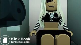 A very gassy Roblox girl farting and pooping
