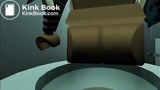 A very gassy Roblox girl farting and pooping