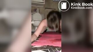 [M] TEEN EATS SHIT OFF FLOOR