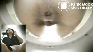 toilet pooping accidents 018 (lady shits and does a very poor cleaning)