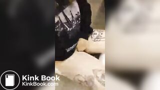 Girl pooping and masturbating at work