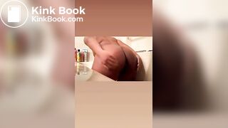 Kinky black girl shitting 2