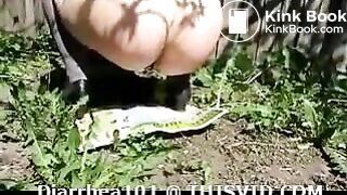 Huge soft dump on newspaper