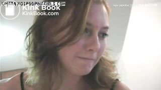 Amazing teen shits in a bowl