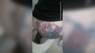 Sexy Girl on Toilet