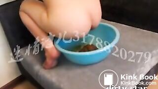 chinese scat slave shit and eat