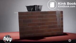 woman shit in the middle of the road