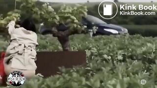 woman shit in the middle of the road