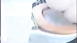 Simone goes big in the toilet