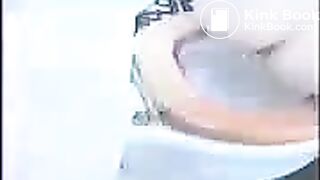 Simone goes big in the toilet