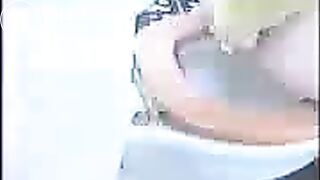 Simone goes big in the toilet