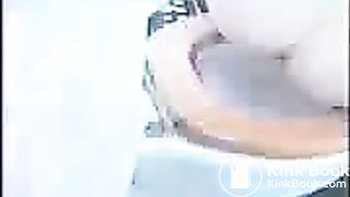 Simone goes big in the toilet