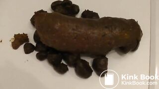 Mix of beautiful girls pooping lovely big turds