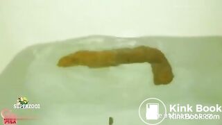 japanese girl shitting underwater