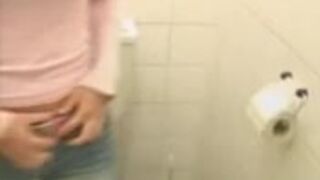 Pooping on toilet - video 9