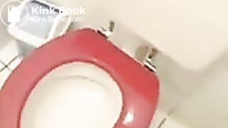 Pooping on toilet - video 9