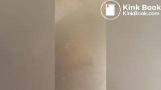 Woman shitting in public toilet - video 7