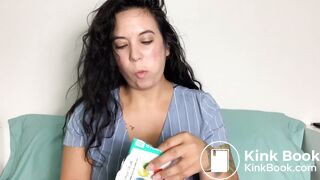 girl takes laxatives and sugar free gummies pt1