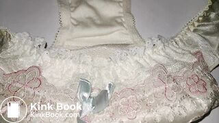 A LOVELY JAPAN YELLOW EMBROIDERY PANTY WHEN WAS NEW AND CLEANING.