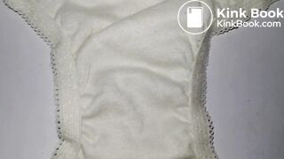 A LOVELY JAPAN YELLOW EMBROIDERY PANTY WHEN WAS NEW AND CLEANING.