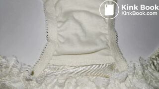 A LOVELY JAPAN YELLOW EMBROIDERY PANTY WHEN WAS NEW AND CLEANING.