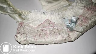 A LOVELY JAPAN YELLOW EMBROIDERY PANTY WHEN WAS NEW AND CLEANING.