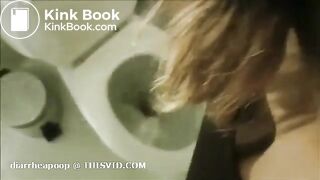 girl pooping on the toilet - video 18