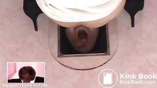 japanese cruel girl poop in slave mouth