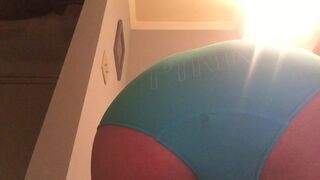 Quick blue panty poop