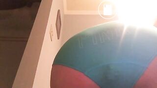 Quick blue panty poop