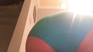 Quick blue panty poop
