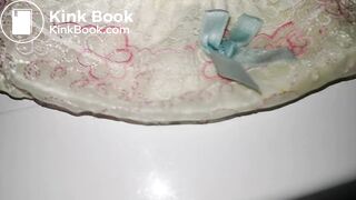 A LOVELY JAPAN YELLOW EMBROIDERY PANTY AFTER PLAYING