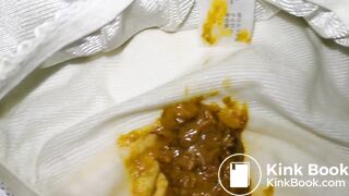 A LOVELY JAPAN YELLOW EMBROIDERY PANTY AFTER PLAYING