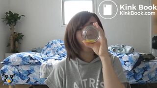 Japanese sexy woman selfie shitting compilation part5