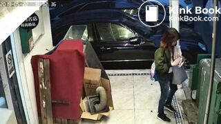 Cute Taiwanese Girl Caught Shitting on Sidewalk while Eating Ice cream