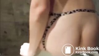 Hotel girl poops in sink