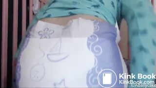 Ally messes her diaper in her crib (Preview)