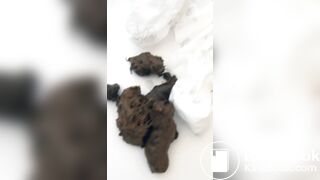 Stunning little Asian Shit Slut Poops Twice