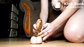 DB Shitty anal dildoing