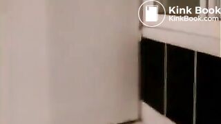 Hot girl pooping a huge turd