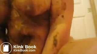 Really messy poo fuck