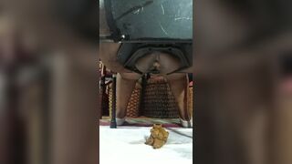 Huge black BBW ass soft shitting