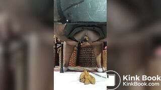 Huge black BBW ass soft shitting