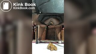 Huge black BBW ass soft shitting