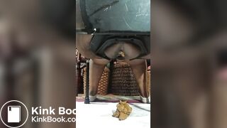 Huge black BBW ass soft shitting