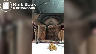 Huge black BBW ass soft shitting